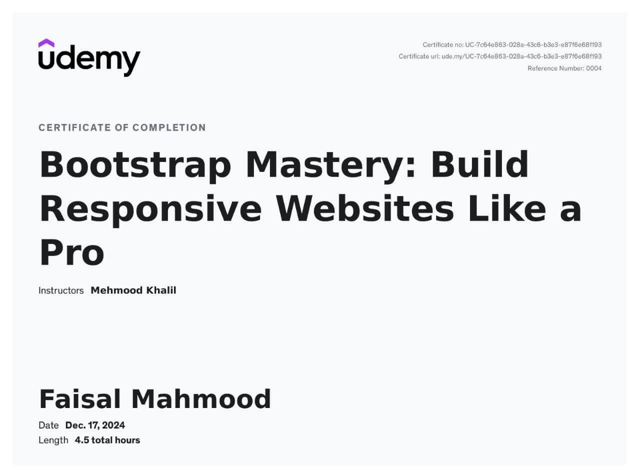 Faisal Mahmood - Freelancing Certification - Expertise in Remote Project Management